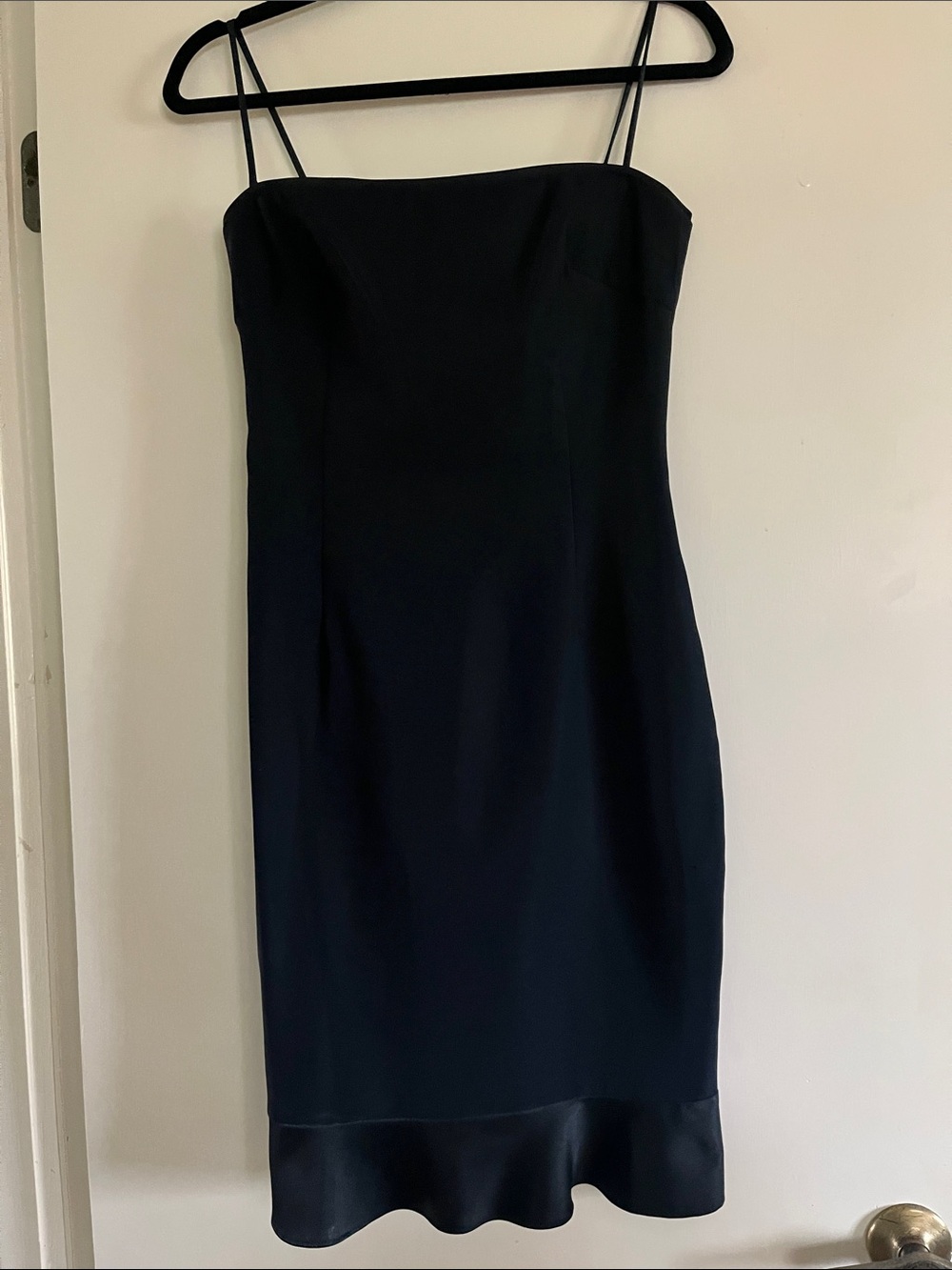 Laundry by Shelli Segal Black Spaghetti-Strap Sheath Dress - Women's